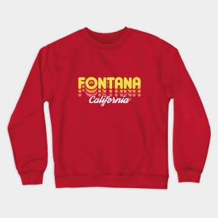 Retro Fontana California Crewneck Sweatshirt